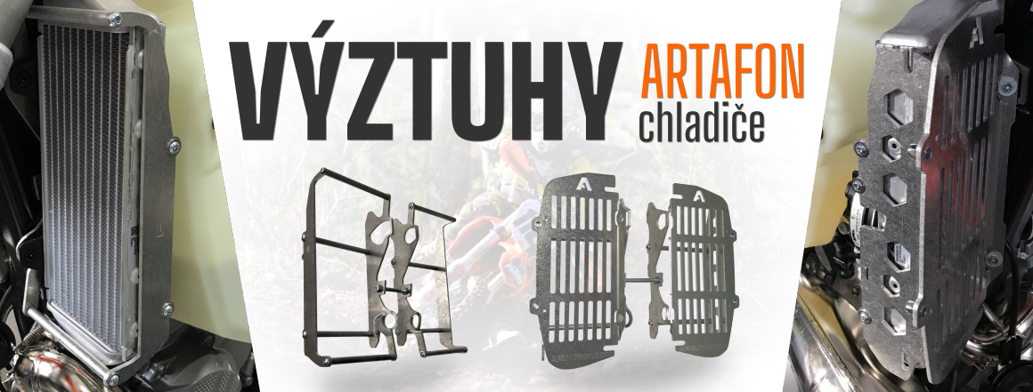 Kryty a výztuhy chladiče Artafon RG09 a RG10 pro KTM, Husqvarna, Gas Gas
