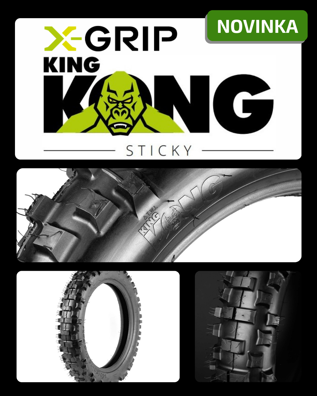 X-Grip KING KONG Sticky - Nová HARD ENDURO pneumatika