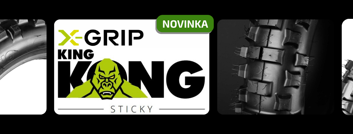 X-Grip KING KONG Sticky - nová HARD ENDURO pneumatika