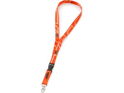 team lanyard orange