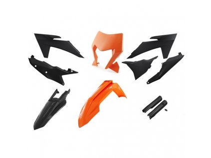 Sada plastů Enduro KTM EXC/EXC-F 2024-2026 (Oranžová/černá)