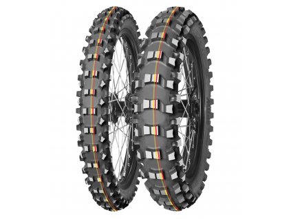 MITAS TERRA FORCE MX-SM SOFT/MEDIUM 36J TT přední 60/100-12 (červený/žlutý)