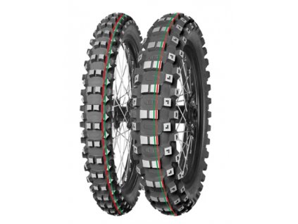 MITAS TERRA FORCE MX-MH MEDIUM/HARD 41J TT zadní 70/100-10 (červený/zelený)