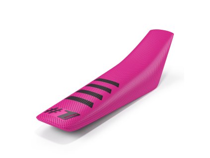 Onegripper seat cover ribbed pink black