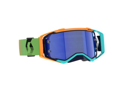 SCOTT – Brýle PROSPECT AMPLIFIER modrá/oranžová (sklo zesílený kontrast modrá blue chrome works + čiré)