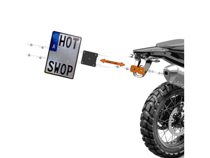 HotSwop PRO připevnění registrační značky