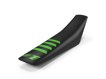 Onegripper seat cover ribbed black green