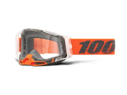 100% PROCENT MX brýle RACECRAFT 2 Goggle Schrute (oranžová, šedá, sklo čiré)