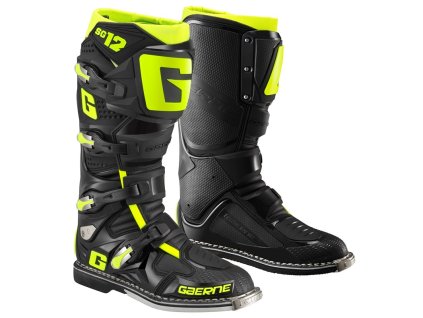 Boty GAERNE SG12 (černá/fluo žlutozelená)