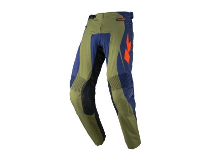 24 Perf SolidKhaki Pants Front