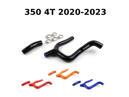 X-Grip silikonové hadice chladiče KTM EXC-F 350 2020-23, Husq. FE 350, Gas EC 350 F