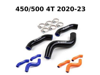 X-Grip silikonové hadice chladiče KTM EXC-F 450/500 2020-2023, Husq. FE 450/501, Gas MC-F 450