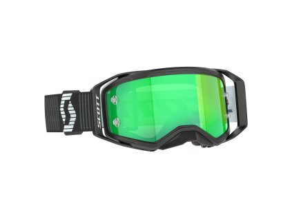 Brýle Scott Prospect 2.0 (černá/bílá, sklo zrcadlové zelená + čiré)