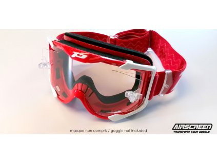 AirScreen otvíratelné čiré sklo pro brýle Progrip 3200 / 3201 / 3204 / 3301 / 3400 / 3404 / 3450