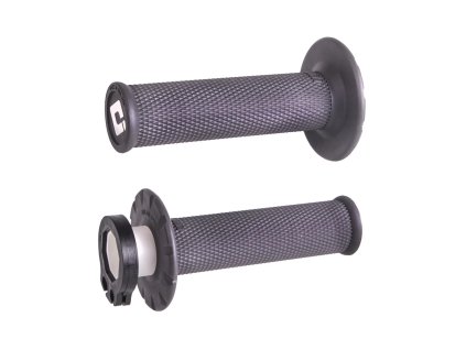 Gripy ODI MX V2 Lock-On No-Waffle MEDIUM (grafitová šedá)