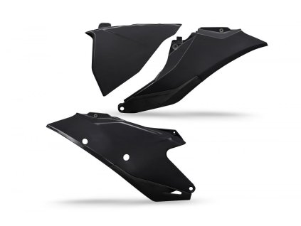 UFO boční panely + kryt airboxu Gas Gas EC/F 2021 2022 2023 (černá)