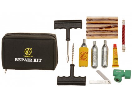 velky opravny kit pro moto pneu vcetne bombicek thumbs up i334356