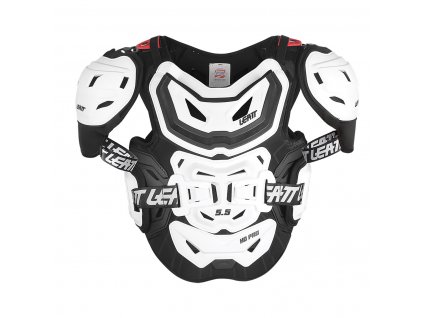 leatt chest protector 5.5 hd white front 5014101102