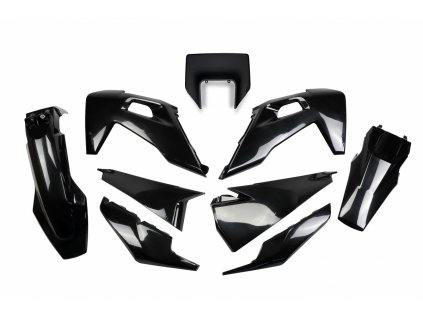 complete body kit with headlight black husqvarna