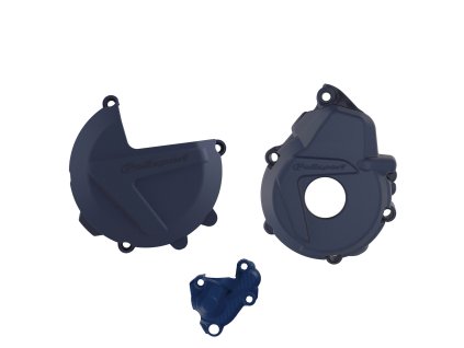Polisport sada kryt víka spojky + zapalování + vodní pumpa 2017-2023 KTM EXC-F 250/350, Husqvarna 2019-2023 FE 250/350