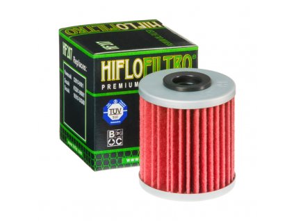 Hiflo filtr oleje HF 207 Suzuki RMZ 250/450 04-18, Kawasaki KXF 250 04-18,