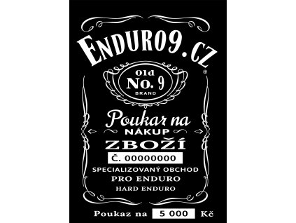 E9 dárkový poukaz Jack 5000