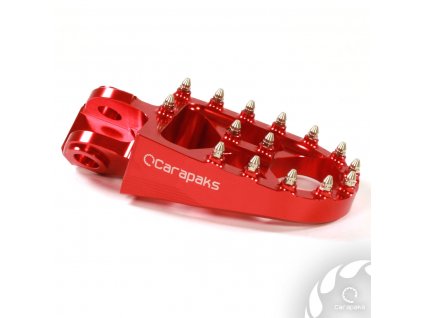 aluminium footpegs beta rr250 300 2013 2019 red 2