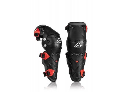 Chrániče kolen Acerbis IMPACT EVO 3.0 KNEE GUARD (černá/červená)