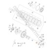 OEM těsnění pracovního spojkového válce KTM 450/500, Husqvarna FE 450/500