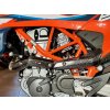 Karbonový kryt výfuku KTM 690 2019-2024 (přední díl)