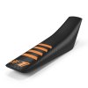 Onegripper seat cover ribbed black orange