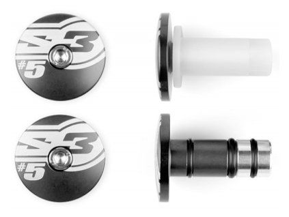 HANDLEBAR END PREMIUM ENDURO BLACK