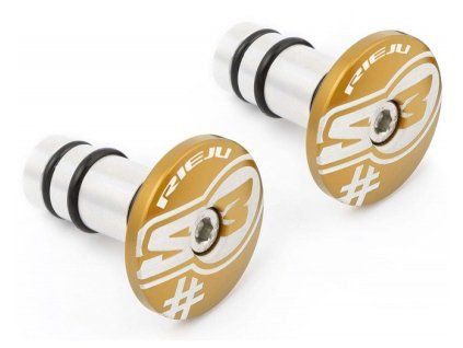 HANDLEBAR END PREMIUM ENDURO GOLD