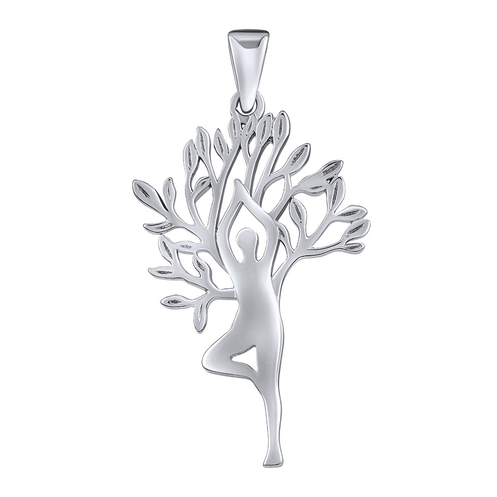 Stříbrný přívěsek strom života Yoga