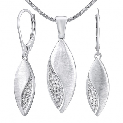 Stříbrný set šperků GRACIE náušnice a přívěsek