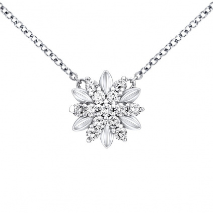 Stříbrný náhrdelník ALIVIA se Swarovski® Zirconia