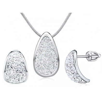 Stříbrná souprava se Swarovski® Crystals B36093S