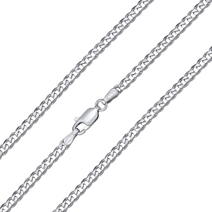 Stříbrný řetízek a náhrdelník - Pancr 3 mm / 70 cm