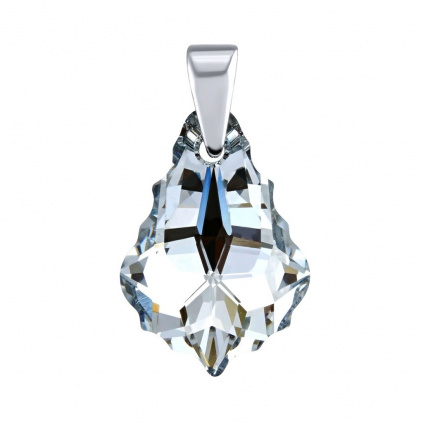 Stříbrný přívěsek se Swarovski® Crystals Baroque 16mm Argent