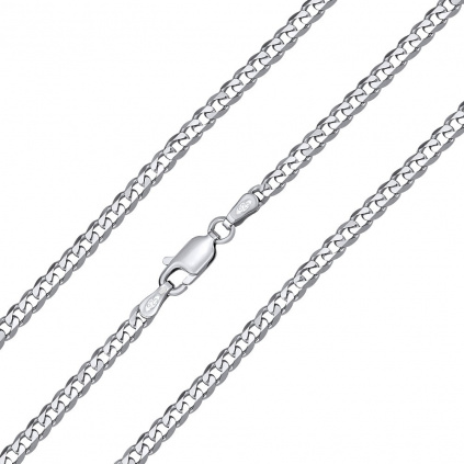 Stříbrný řetízek a náhrdelník Pancr 3 mm
