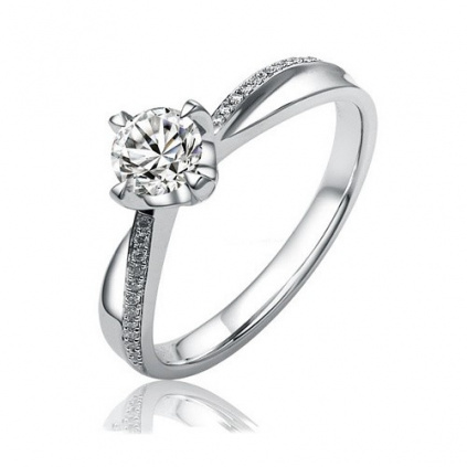 Stříbrný originální prsten Florence se Swarovski® Crystals SHZR302