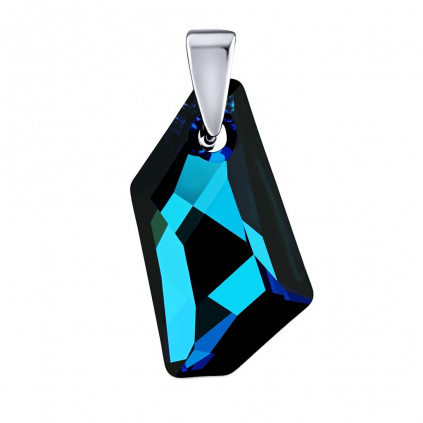 Stříbrný přívěsek De Art Bermuda Blue se Swarovski® Crystals