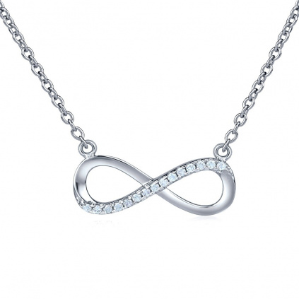Stříbrný řetízek s přívěskem INFINITY JJJN0034