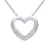 Stříbrný náhrdelník SRDCE