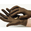 Prezentační rukavice pro klenotníky hnědé