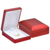 Luxusní dárková krabička na náhrdelník s LED osvětlením červená KZ-6/A7