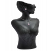 Plastová busta na náušnice a náhrdelník černá PX-2553/A25