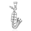 Stříbrný přívěšek saxofon