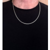 Stříbrný náhrdelník GRANO 3,4 mm / 70 cm-