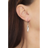 Stříbrné visací náušnice se zirkony Zoe+